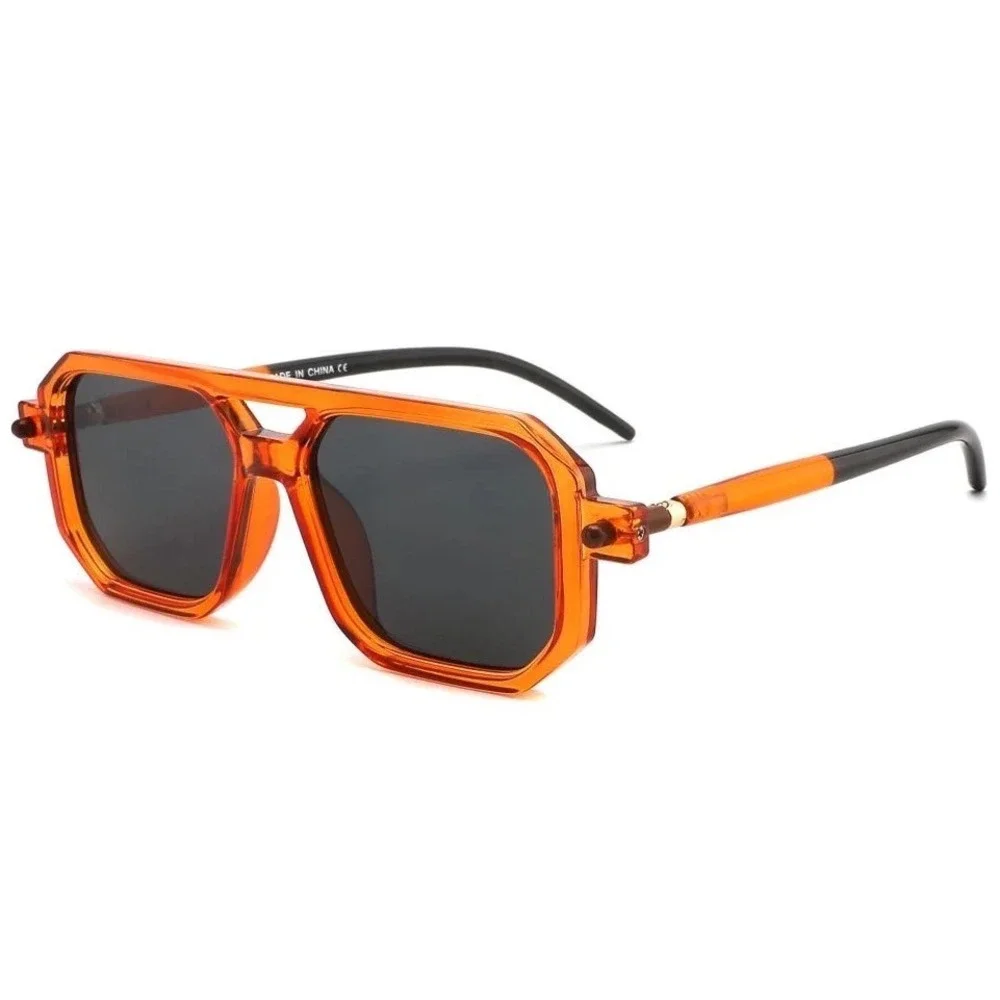 Retro Rectangle Flat Top Women Sunglasses -Chunky Square Tinted Sun Glasses 2026